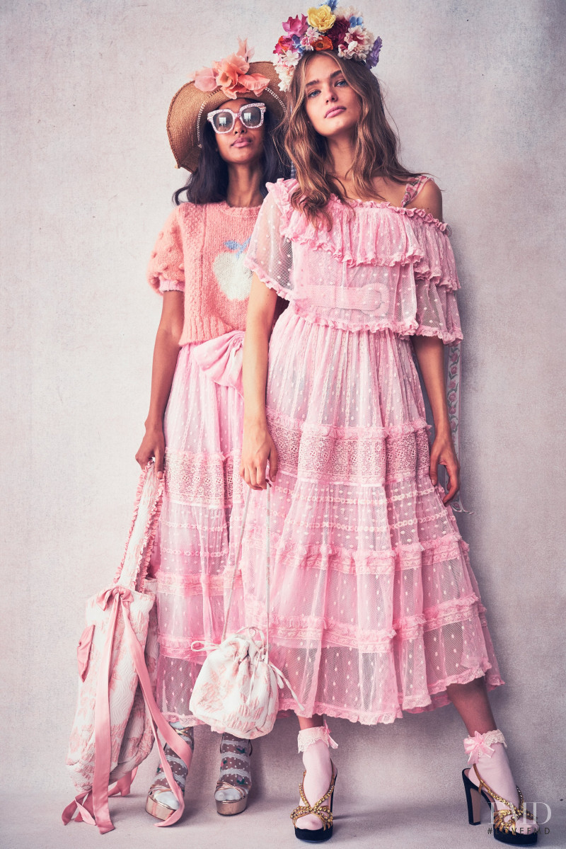 Anna Mila Guyenz featured in  the LoveShackFancy lookbook for Resort 2020