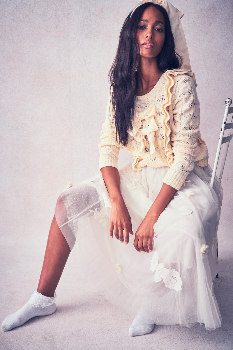 Melie Tiacoh featured in  the LoveShackFancy lookbook for Resort 2020