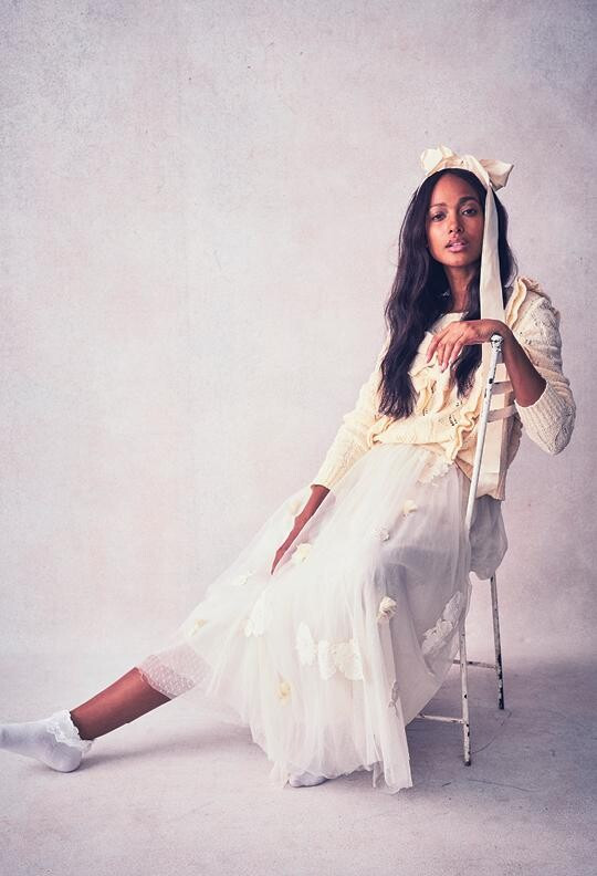 Melie Tiacoh featured in  the LoveShackFancy lookbook for Resort 2020