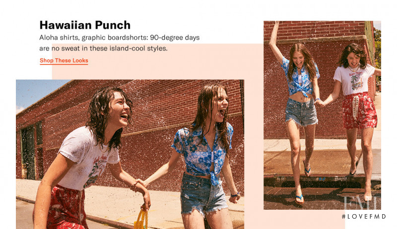 Anna Mila Guyenz featured in  the Shopbop lookbook for Spring/Summer 2020