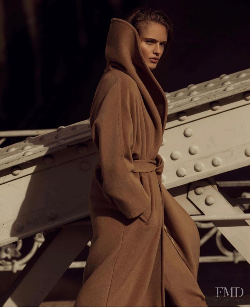 Anna Mila Guyenz featured in  the Max Mara lookbook for Spring/Summer 2020