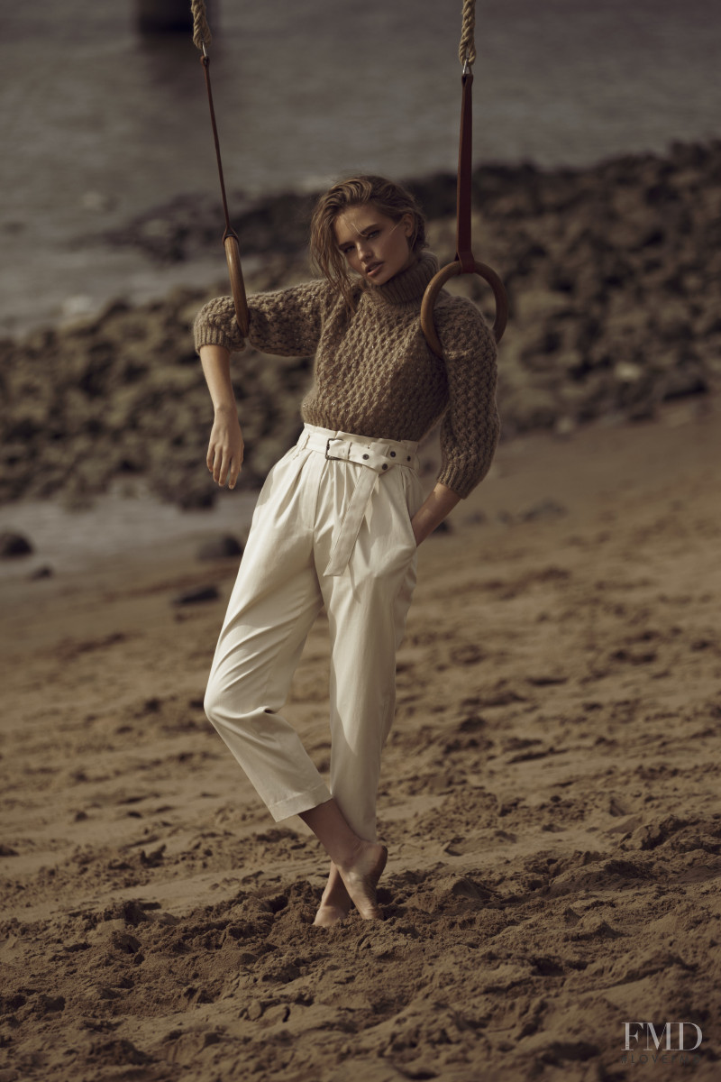 Anna Mila Guyenz featured in  the Max Mara lookbook for Spring/Summer 2020