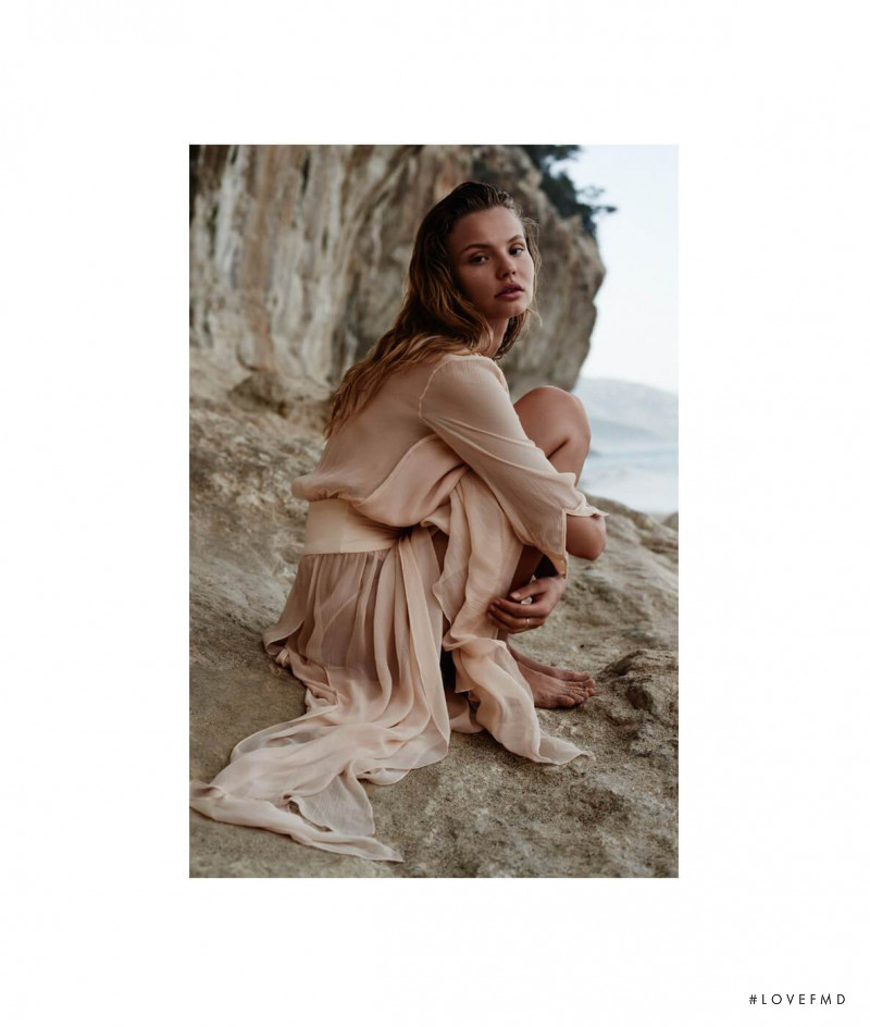 Magdalena Frackowiak featured in  the Broochini Les Essentiels lookbook for Spring/Summer 2020