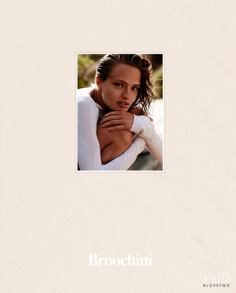 Anna Mila Guyenz featured in  the Broochini Resortwear lookbook for Spring/Summer 2020