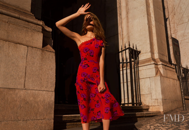 Anna Mila Guyenz featured in  the Borgo De Nor advertisement for Spring/Summer 2019