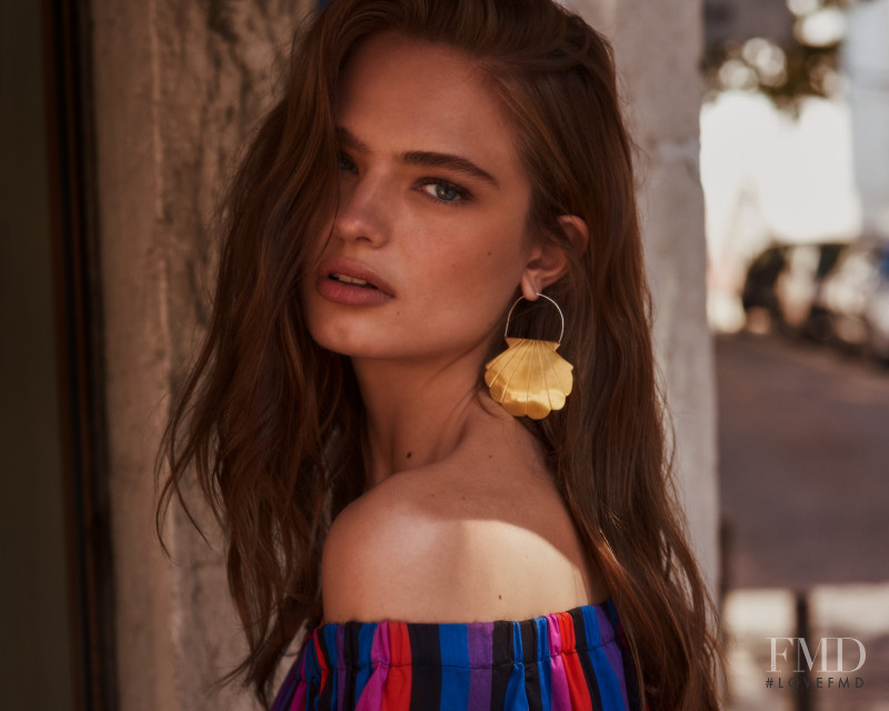 Anna Mila Guyenz featured in  the Borgo De Nor advertisement for Spring/Summer 2019