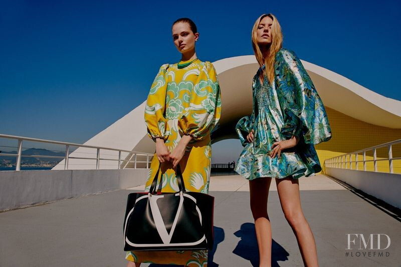 Anna Mila Guyenz featured in  the mytheresa.com advertisement for Spring/Summer 2019