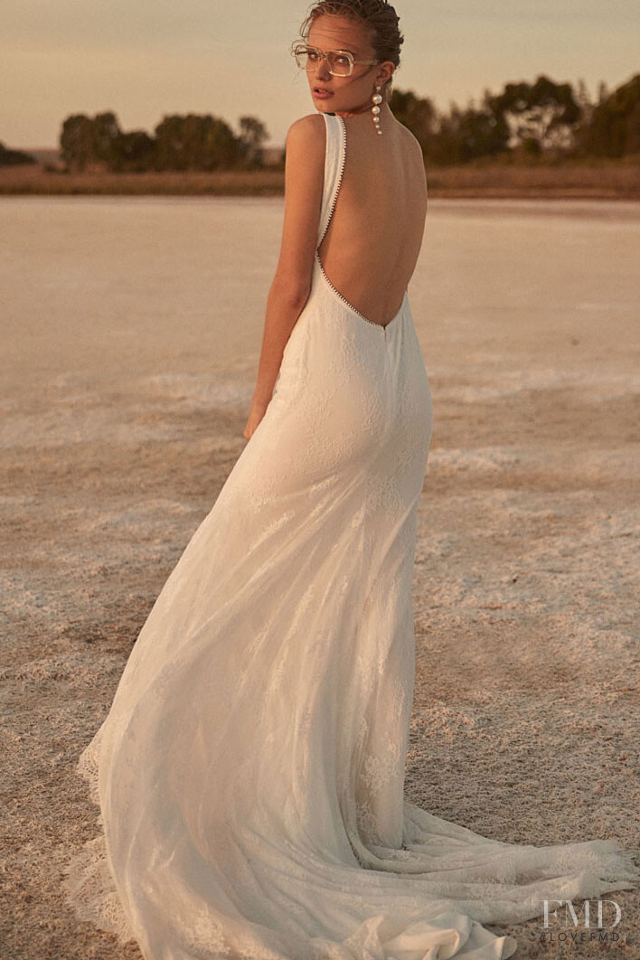 Anna Mila Guyenz featured in  the One Day Bridal lookbook for Resort 2019