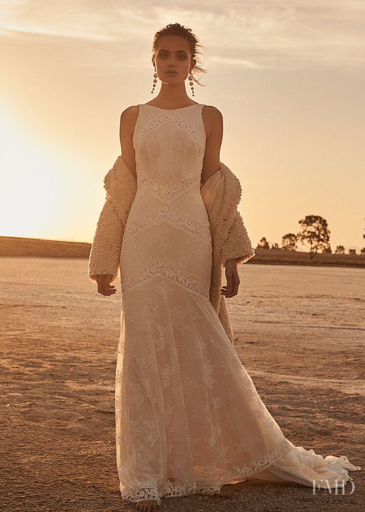 Anna Mila Guyenz featured in  the One Day Bridal lookbook for Resort 2019