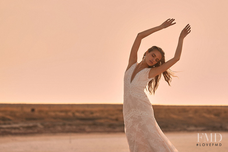 Anna Mila Guyenz featured in  the One Day Bridal lookbook for Resort 2019