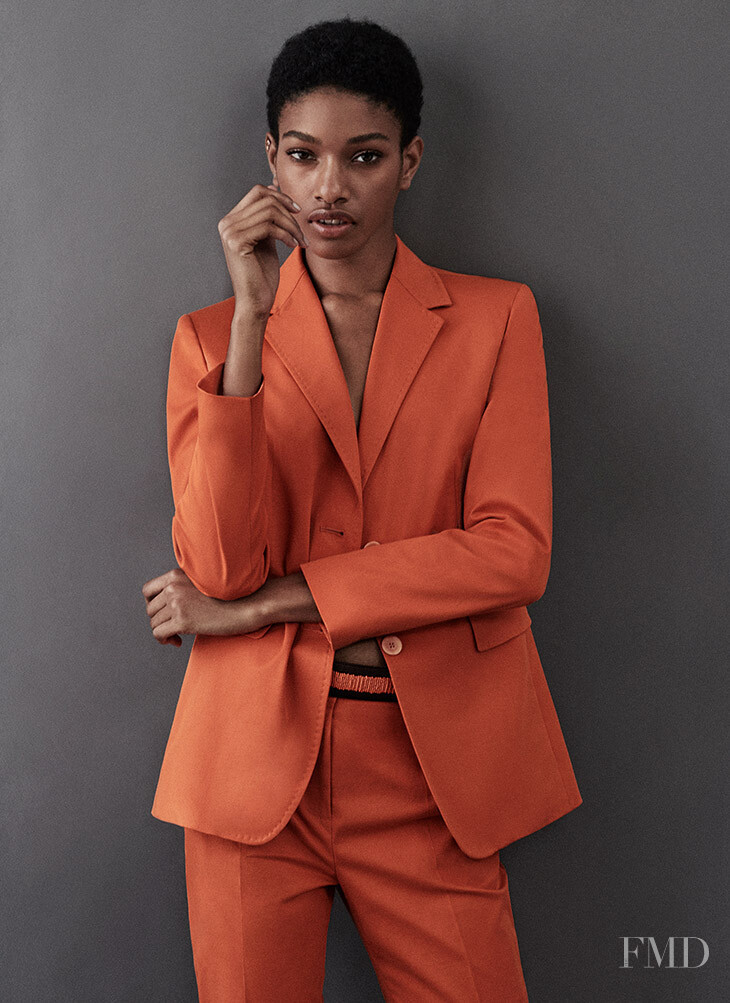 Naomi Chin Wing featured in  the MaxMara Studio advertisement for Spring/Summer 2020