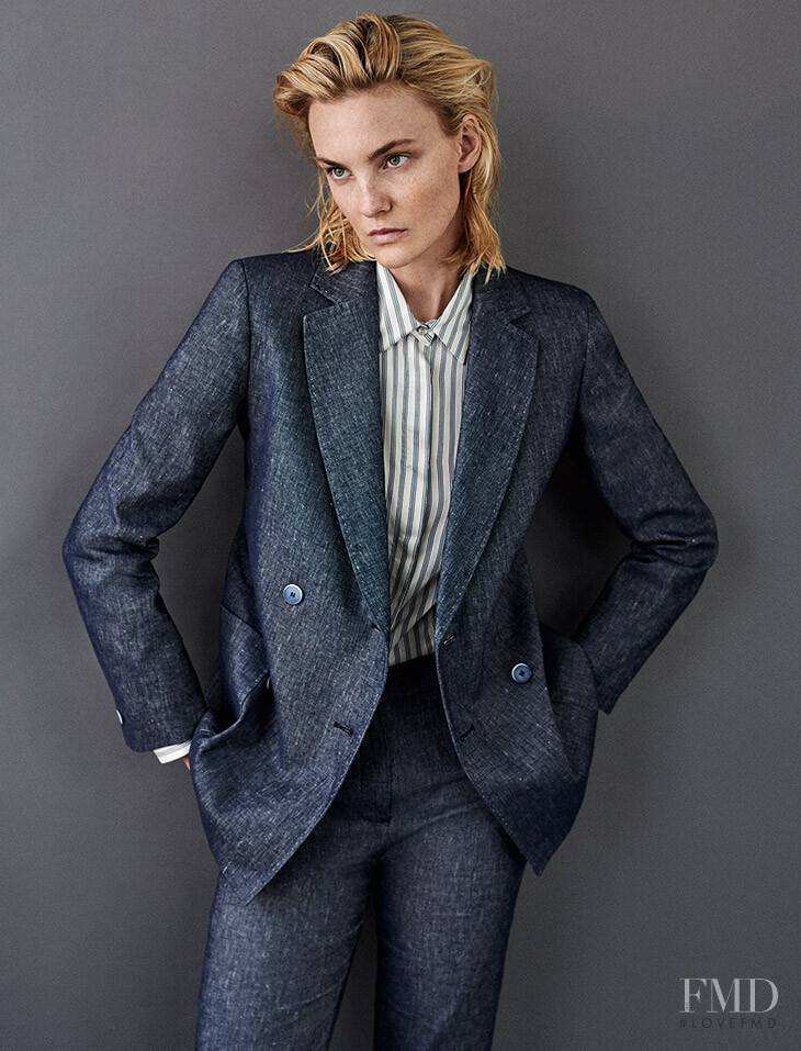 Caroline Trentini featured in  the MaxMara Studio advertisement for Spring/Summer 2020