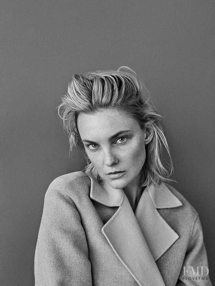 Caroline Trentini featured in  the MaxMara Studio advertisement for Spring/Summer 2020