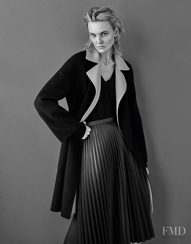 Caroline Trentini featured in  the MaxMara Studio advertisement for Spring/Summer 2020