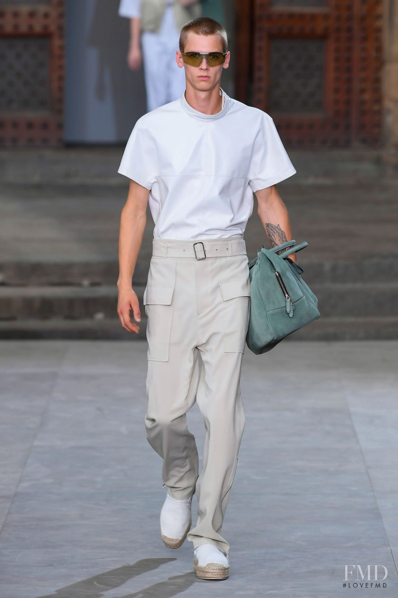 Kristers Krumins featured in  the Salvatore Ferragamo fashion show for Spring/Summer 2020