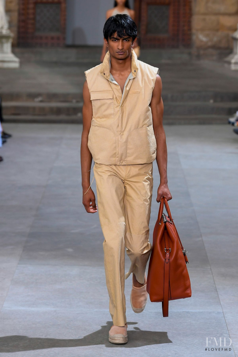 Rishi Robin featured in  the Salvatore Ferragamo fashion show for Spring/Summer 2020