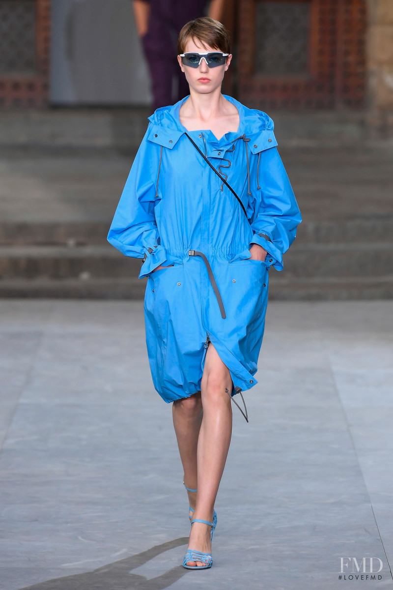 Nikki Tissen featured in  the Salvatore Ferragamo fashion show for Spring/Summer 2020