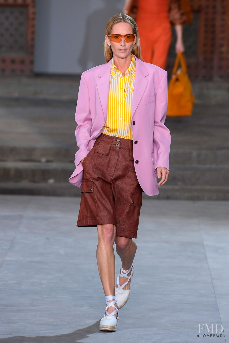 Georgina Grenville featured in  the Salvatore Ferragamo fashion show for Spring/Summer 2020