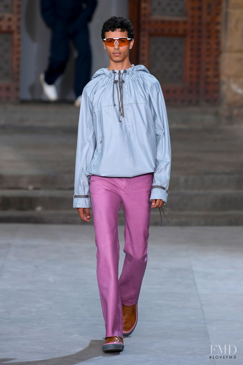 Nazim Bouaziz featured in  the Salvatore Ferragamo fashion show for Spring/Summer 2020