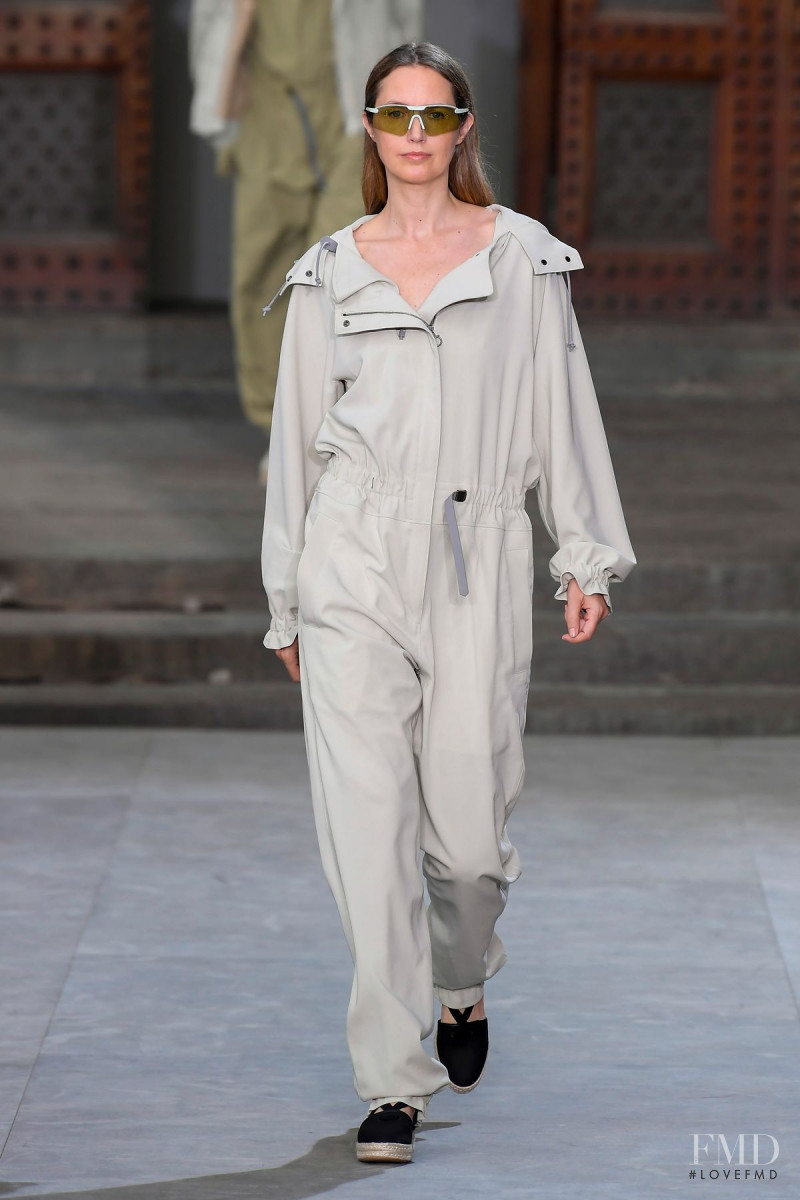 Cecilia Chancellor featured in  the Salvatore Ferragamo fashion show for Spring/Summer 2020