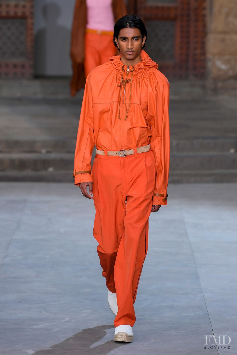 Jeenu Mahadevan featured in  the Salvatore Ferragamo fashion show for Spring/Summer 2020