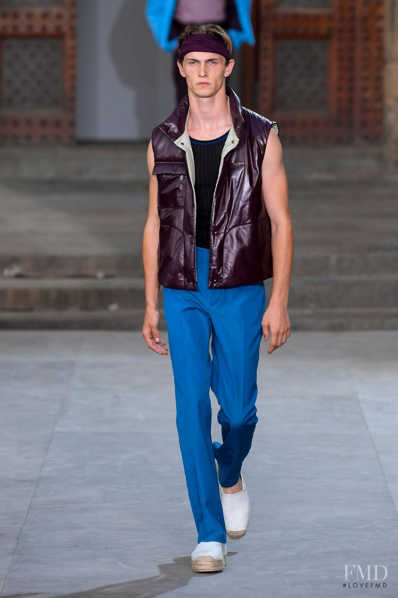 Luc Defont Saviard featured in  the Salvatore Ferragamo fashion show for Spring/Summer 2020