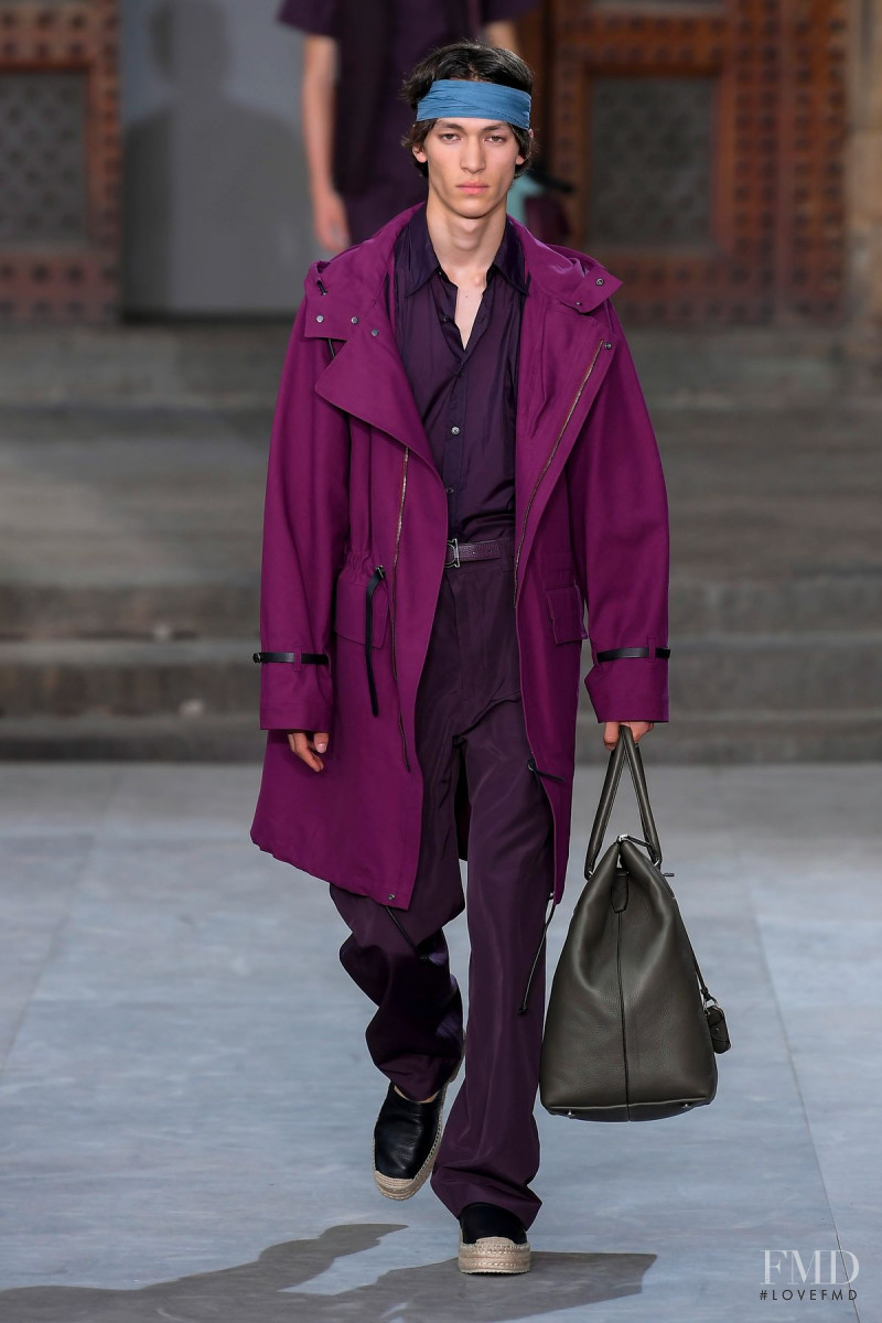 Eliot Moles Le Bailly featured in  the Salvatore Ferragamo fashion show for Spring/Summer 2020