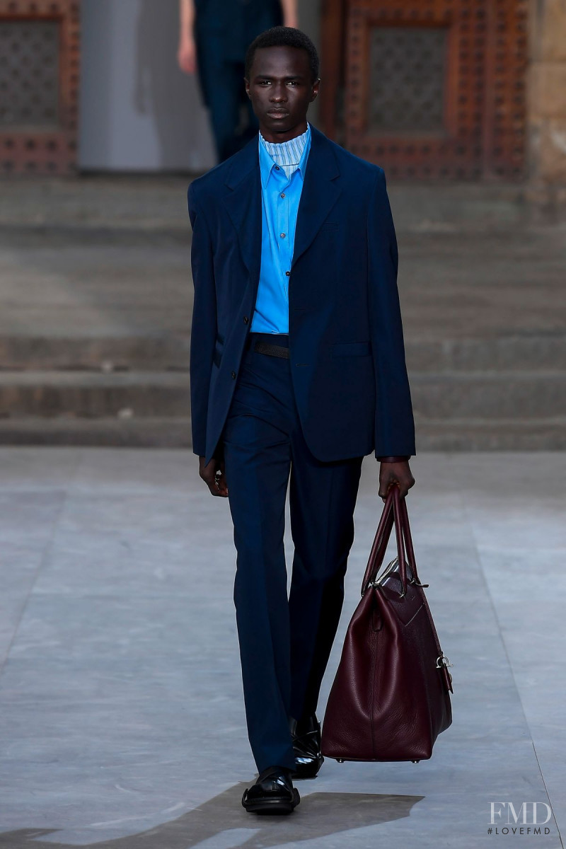 Malick Bodian featured in  the Salvatore Ferragamo fashion show for Spring/Summer 2020