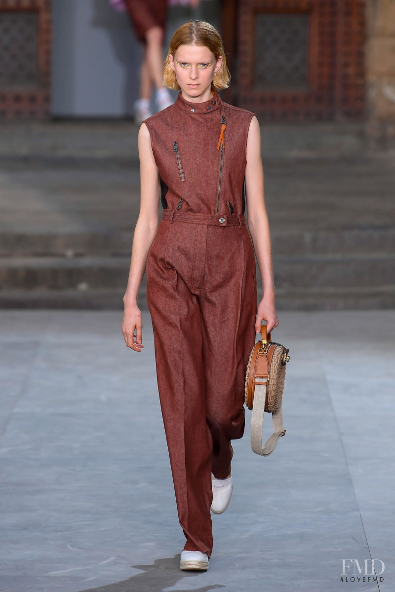 Emily Driver featured in  the Salvatore Ferragamo fashion show for Spring/Summer 2020