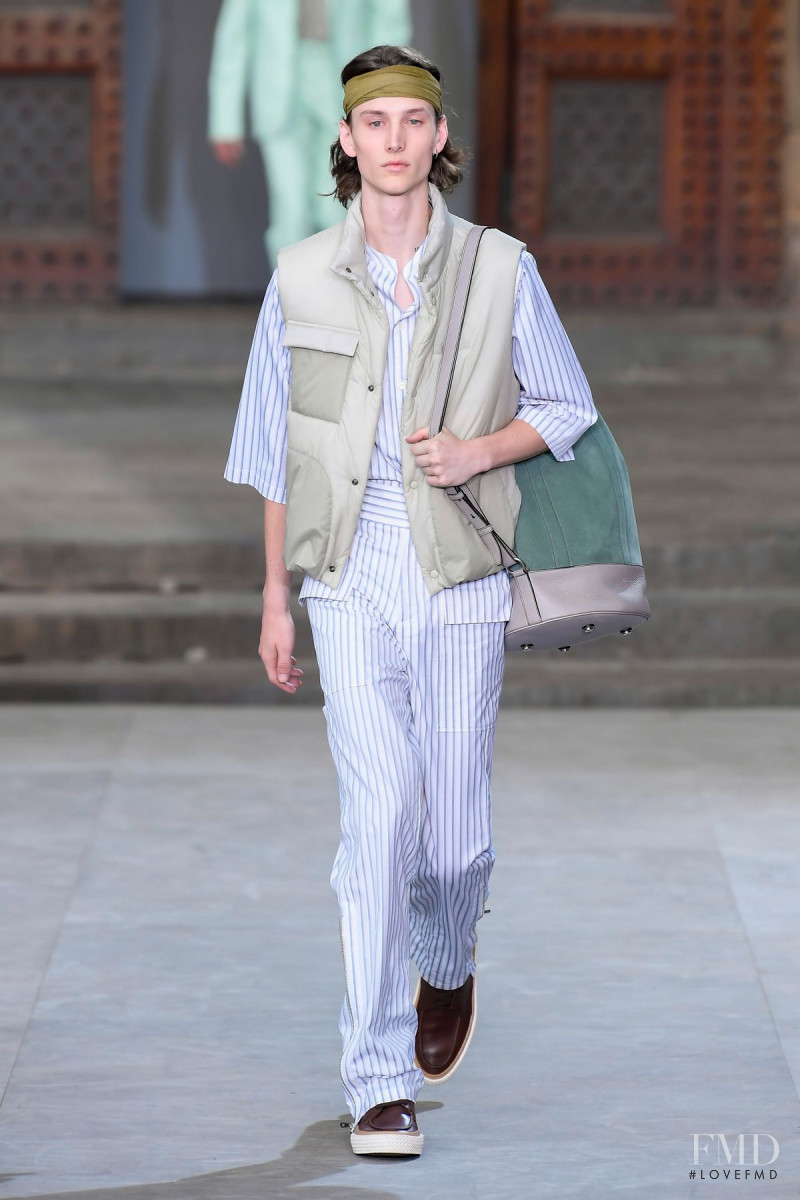 Wellington Grant featured in  the Salvatore Ferragamo fashion show for Spring/Summer 2020