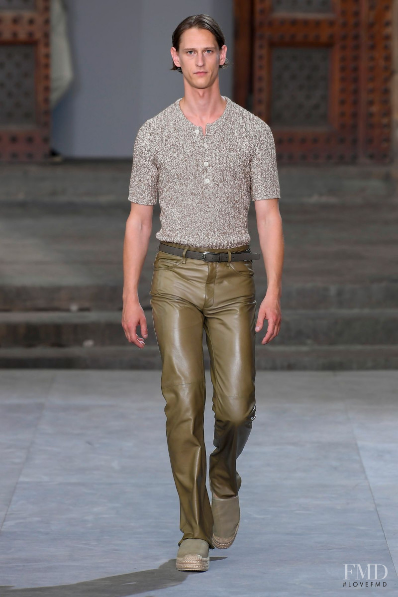 Rogier Bosschaart featured in  the Salvatore Ferragamo fashion show for Spring/Summer 2020