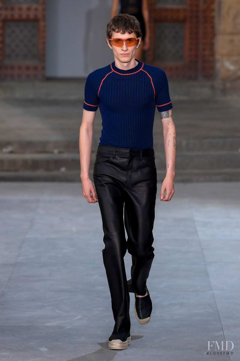 Henry Kitcher featured in  the Salvatore Ferragamo fashion show for Spring/Summer 2020