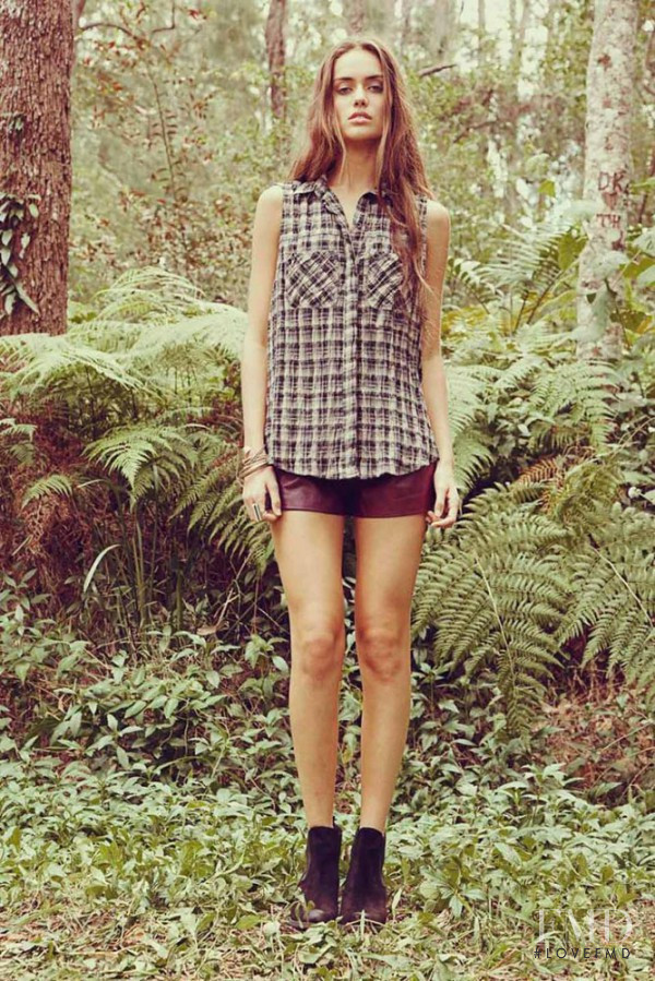 Talia Richman featured in  the Lilya lookbook for Autumn/Winter 2012