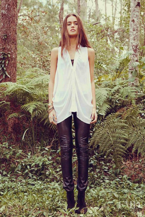 Talia Richman featured in  the Lilya lookbook for Autumn/Winter 2012