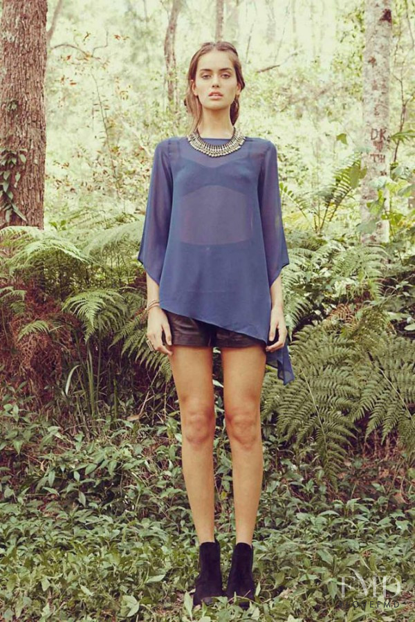 Talia Richman featured in  the Lilya lookbook for Autumn/Winter 2012