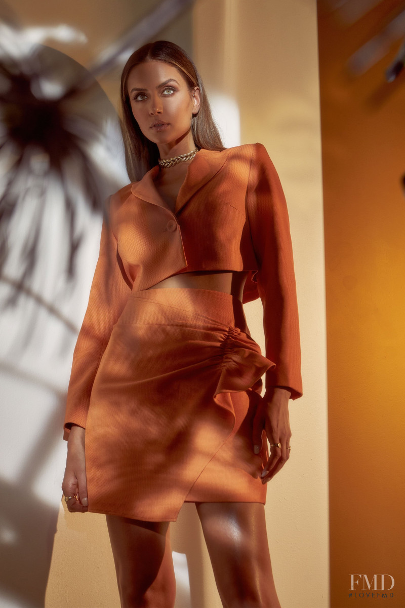 Talia Richman featured in  the Mossman lookbook for Spring/Summer 2020