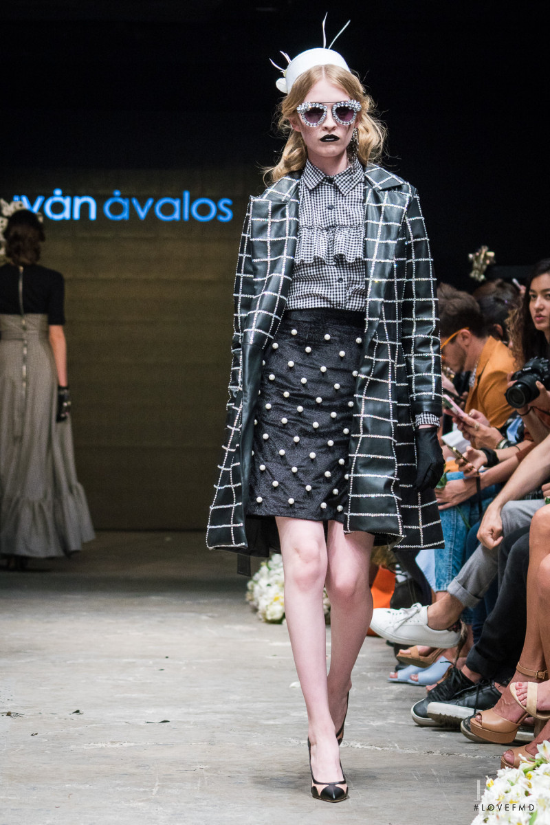 Alejandra Velasco featured in  the Ivan Avalos fashion show for Autumn/Winter 2017