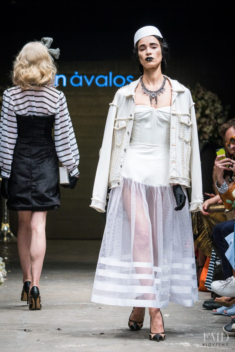 Brandi Quiñones featured in  the Ivan Avalos fashion show for Autumn/Winter 2017