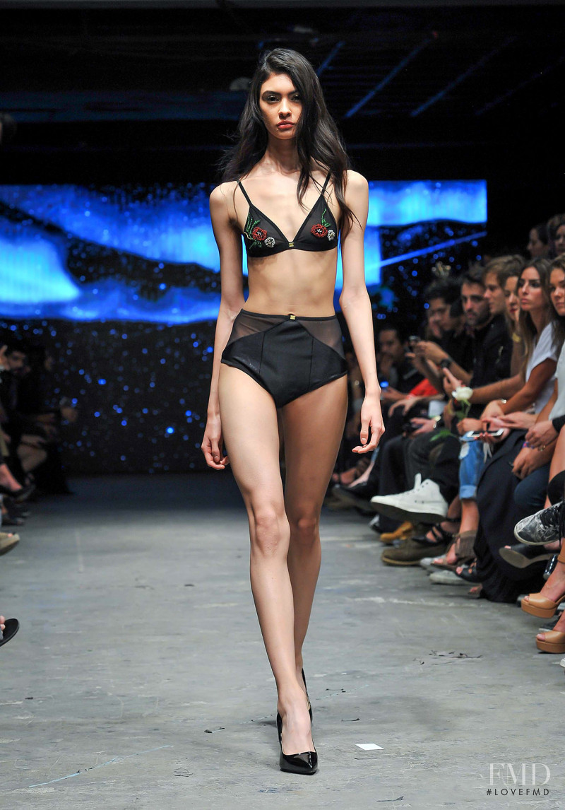 Judith Bustamante featured in  the Hua Lingerie fashion show for Autumn/Winter 2017