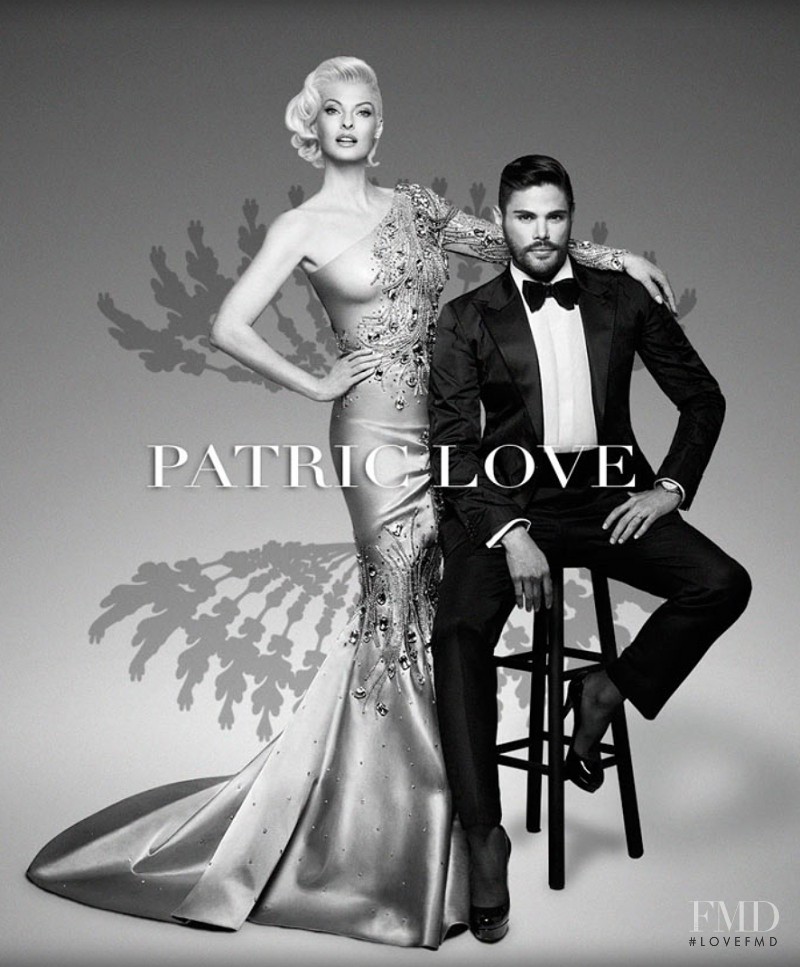 Linda Evangelista featured in  the Patric Love advertisement for Spring/Summer 2014