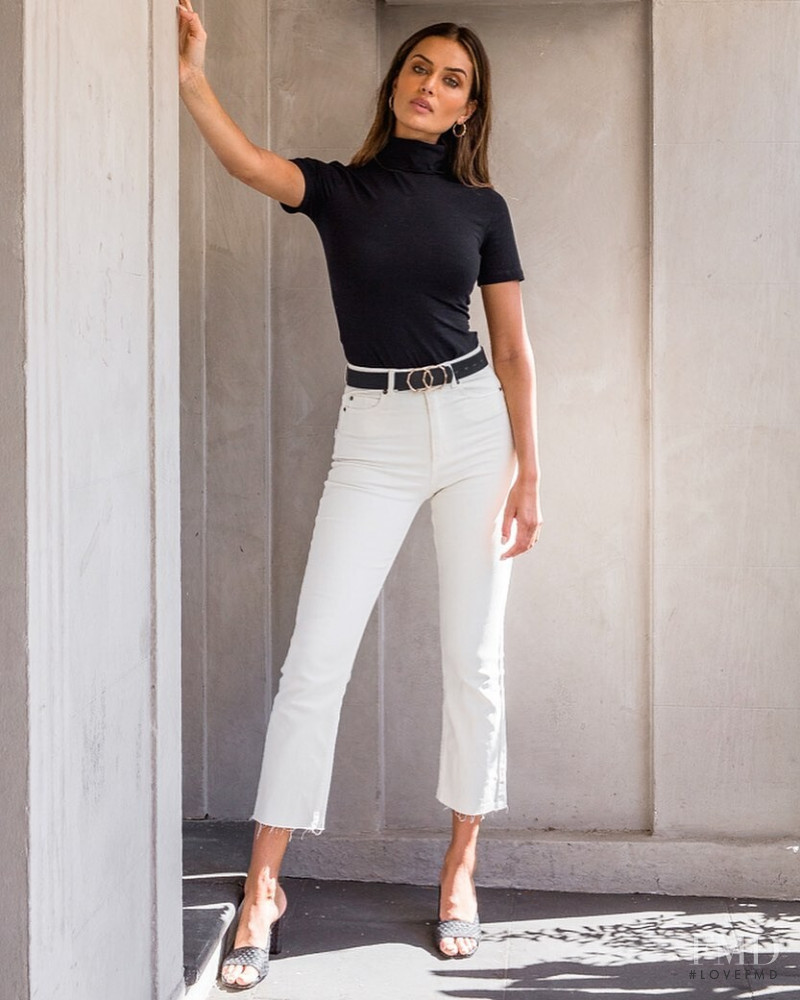 Talia Richman featured in  the KOOKAI advertisement for Autumn/Winter 2019