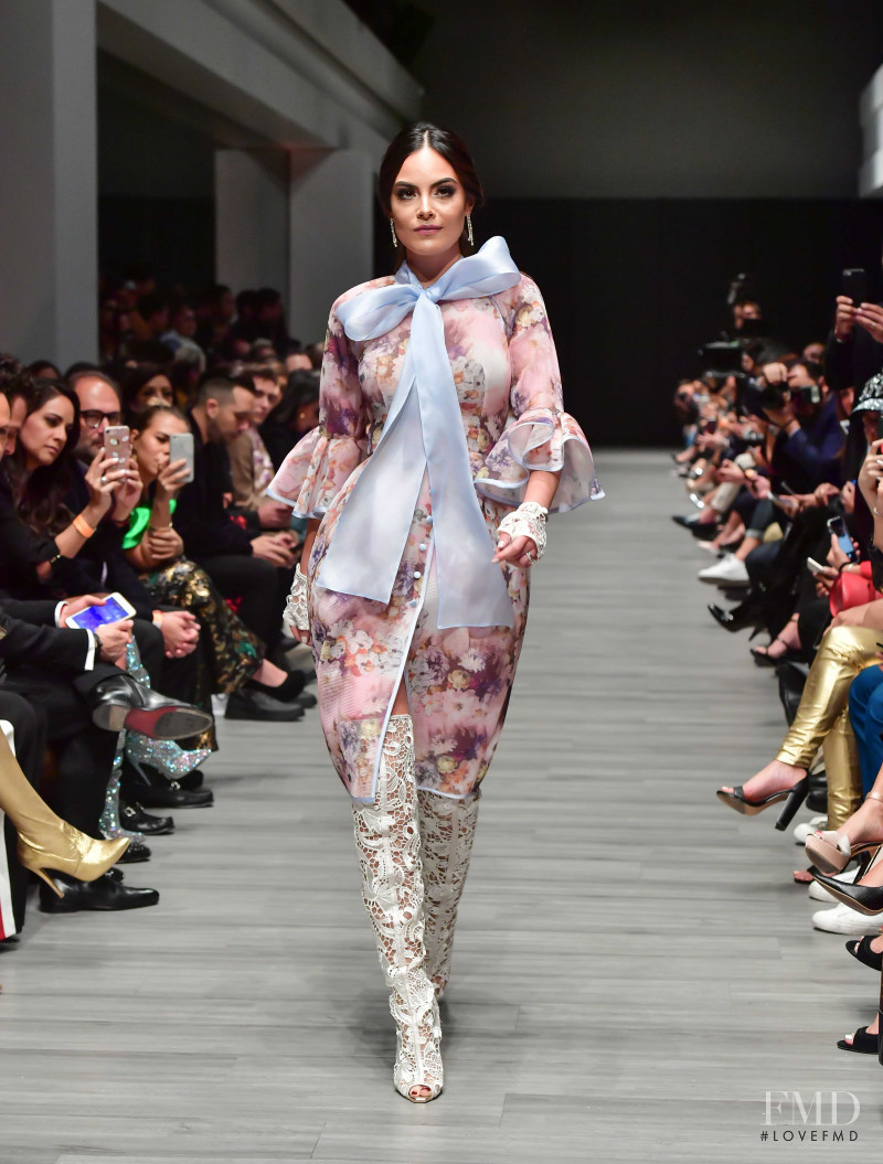 Ximena Navarrete featured in  the Benito Santos fashion show for Spring/Summer 2018