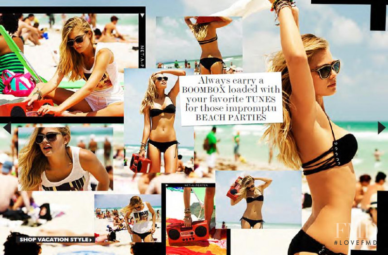 Tori Praver featured in  the Net-a-Porter The Vacation Diaries lookbook for Summer 2011