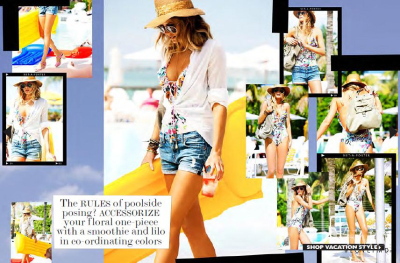 Tori Praver featured in  the Net-a-Porter The Vacation Diaries lookbook for Summer 2011