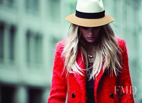 Tori Praver featured in  the Vitamina advertisement for Autumn/Winter 2012
