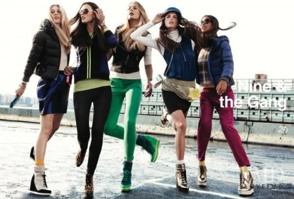 Tori Praver featured in  the Nine West x the Gang advertisement for Autumn/Winter 2012