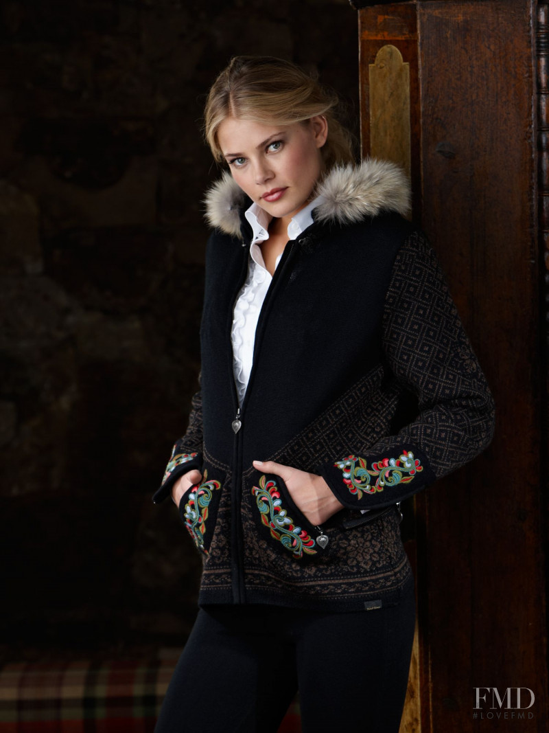 Elsa Hosk featured in  the Gorsuch lookbook for Autumn/Winter 2010