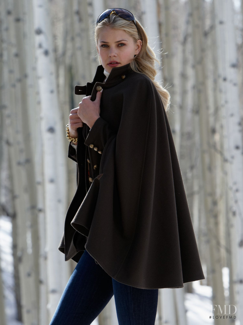 Elsa Hosk featured in  the Gorsuch lookbook for Autumn/Winter 2010