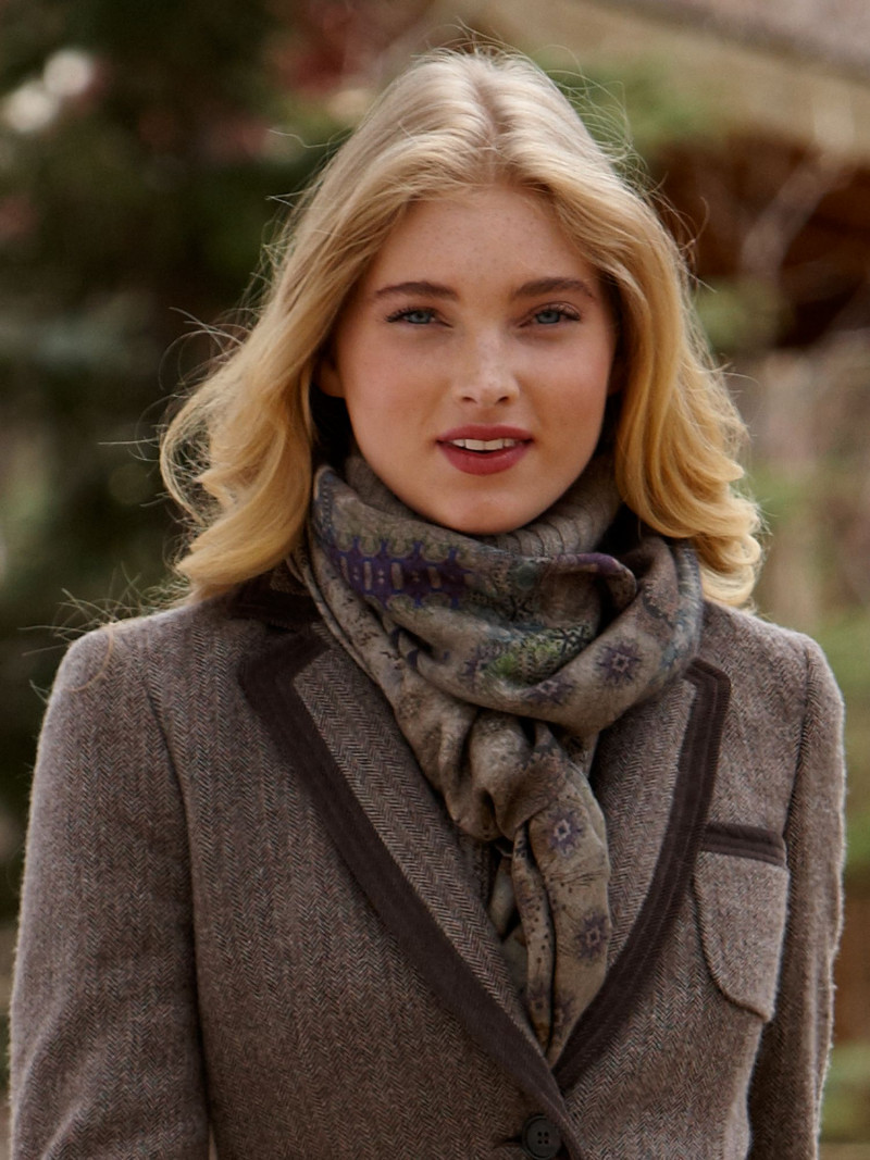 Elsa Hosk featured in  the Gorsuch lookbook for Autumn/Winter 2010