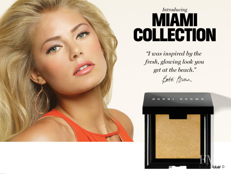 Tori Praver featured in  the Bobbi Brown advertisement for Spring/Summer 2012